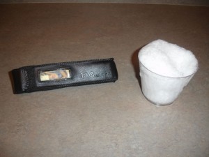 TDS Meter and Snow Sample