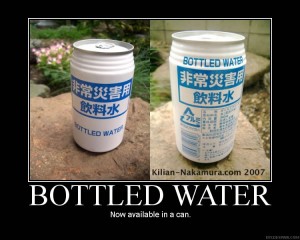 Bottled Water in a Can