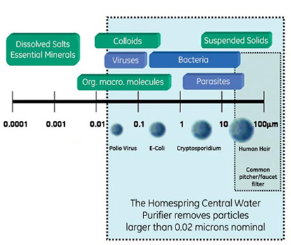 Homespring Ultrafiltration Spectrum
