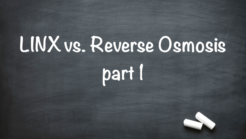 LINX Evolution vs Reverse Osmosis Waste – pt1