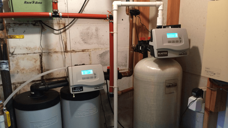 Twin Tank Water Softener + Ozone Iron Filter in Orono, MN